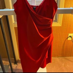 BRAND NEW red cocktail dress